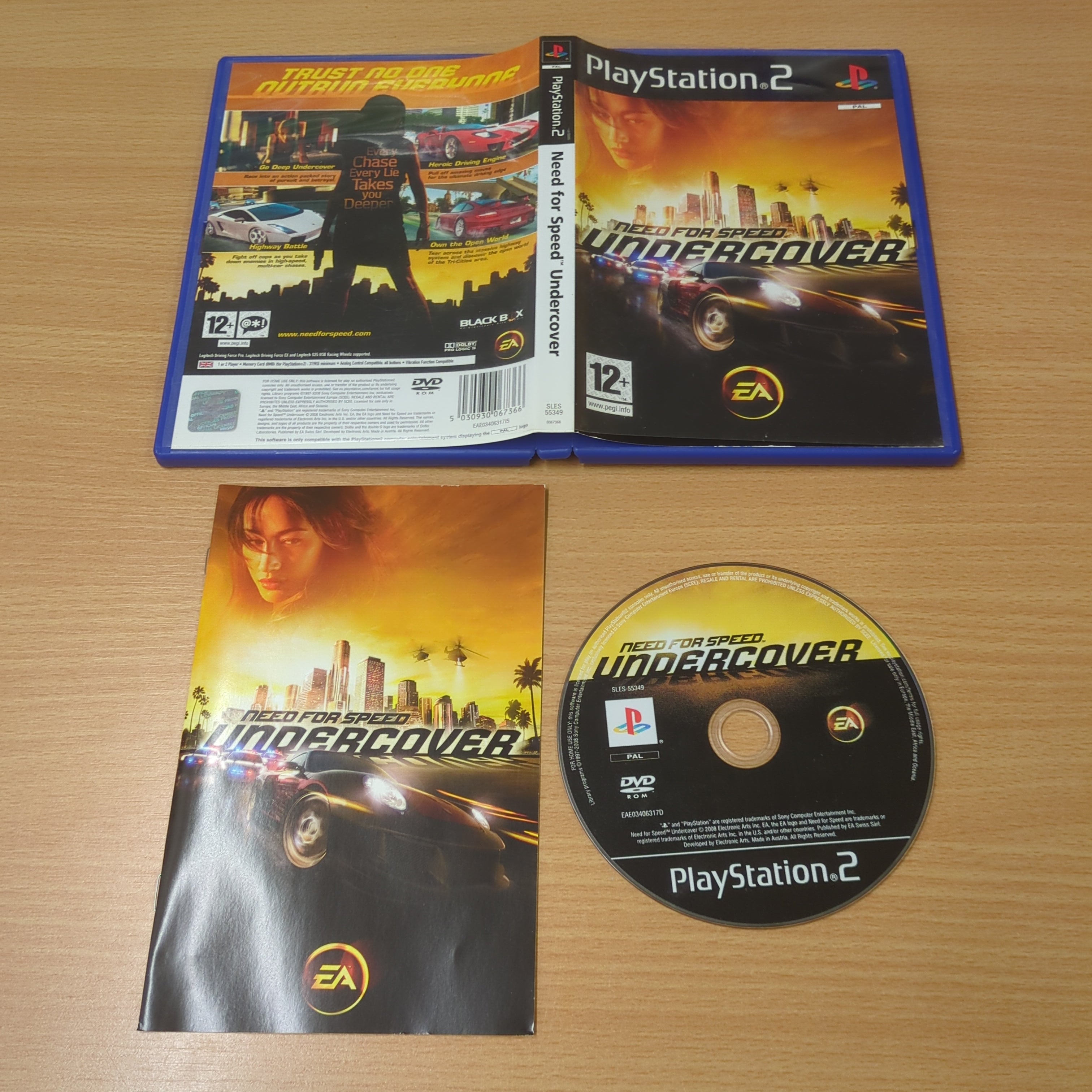 Need For Speed Undercover Sony PS2 game Need For Speed Undercover Sony PS2 game